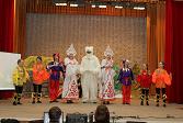 Выступление команды лицея на районном фестивале "Свет Рождества"