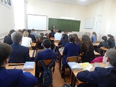 Встреча 11-классников с выпускницей лицея Мащенко Дианой (27 апреля 2017г.)