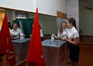 Выборы Президента Cовета старшеклассников лицея (30.09.2014)