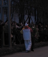  Встреча Олимпийского огня на перекрестке пр.В.Алексеева и ул. Шевченко