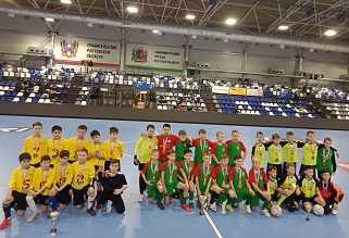 Победа на областных соревнованиях в рамках проекта "Мини-Футбол в школу" (19 января 2023 года)
